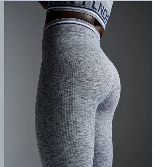 LNDR Chisel Light 7/8 Legging Grey Marl sz Large - XLarge EUC - Picture 2 of 8